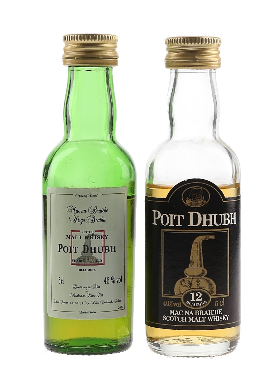Poit Dhubh 12 Year Old  2 x 5cl / 40%