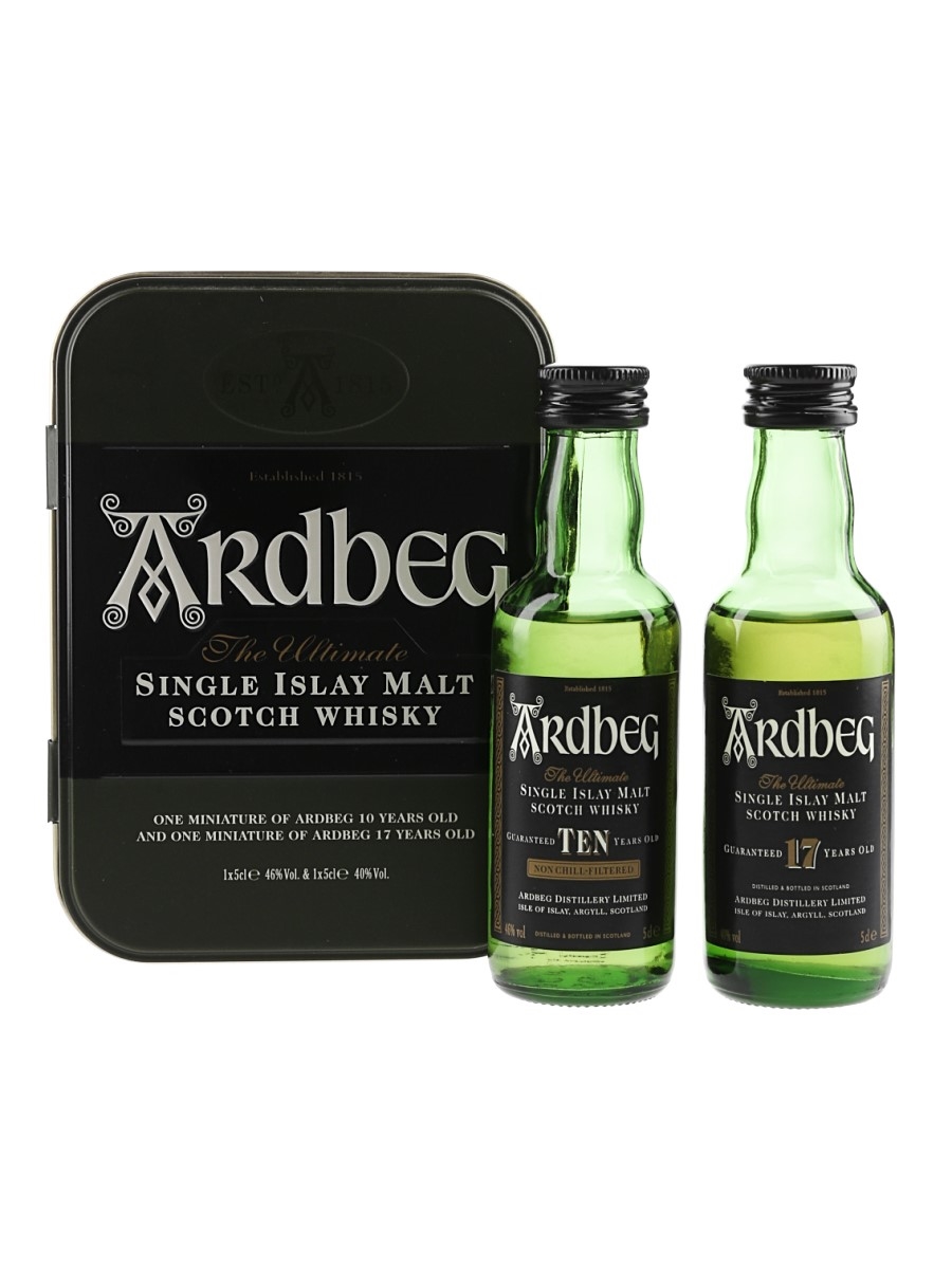 Ardbeg The Ultimate Set 10 & 17 Year Old - Bottled 2001 2 x 5cl