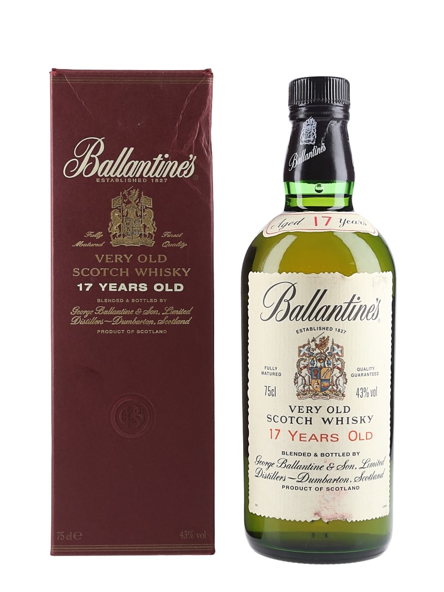 Ballantine's 17 Year Old Bottled 1980s-1990s - Korean Market 75cl / 43%