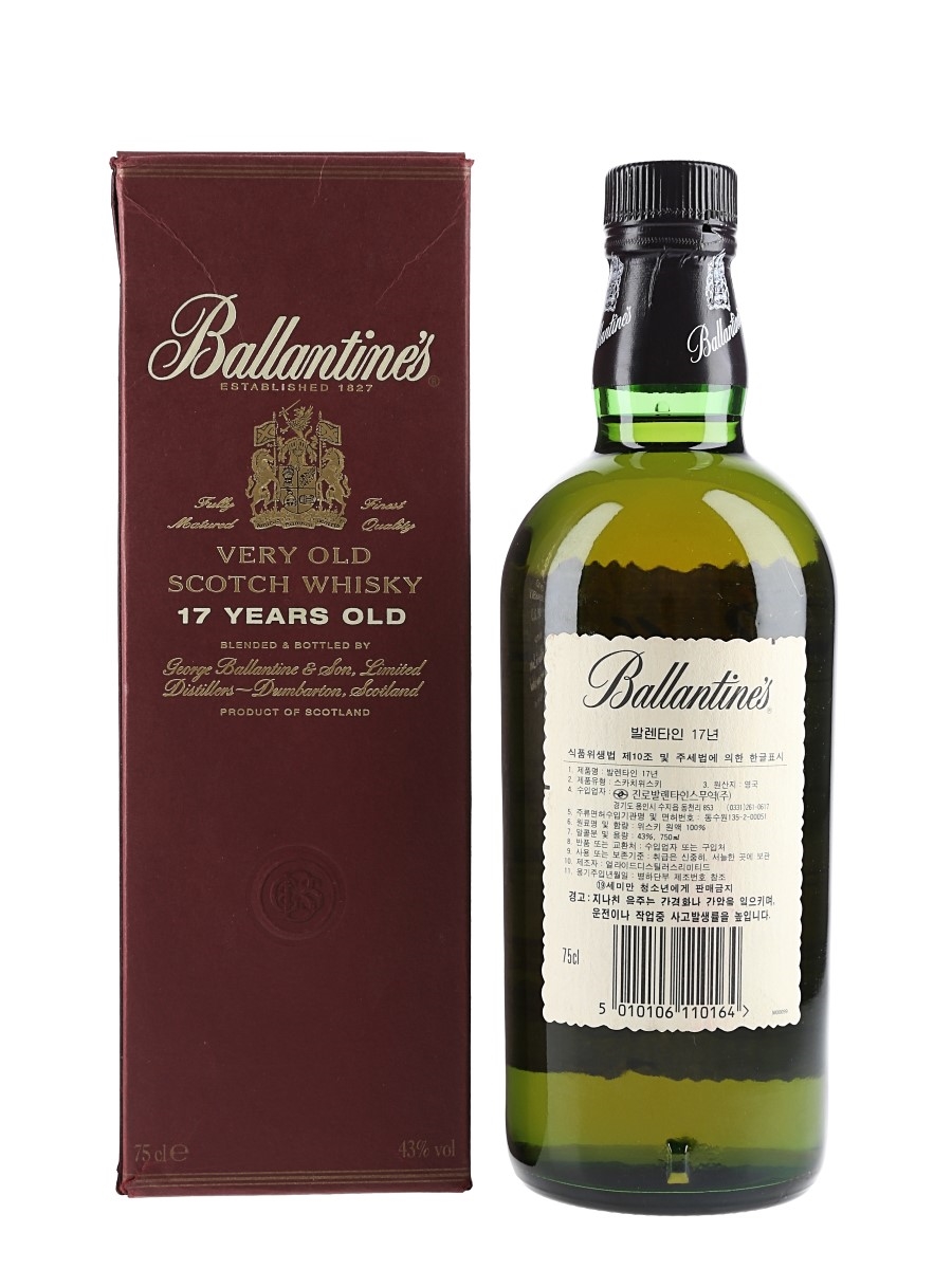 Ballantine's 17 Year Old - Lot 143008 - Buy/Sell Blended Whisky