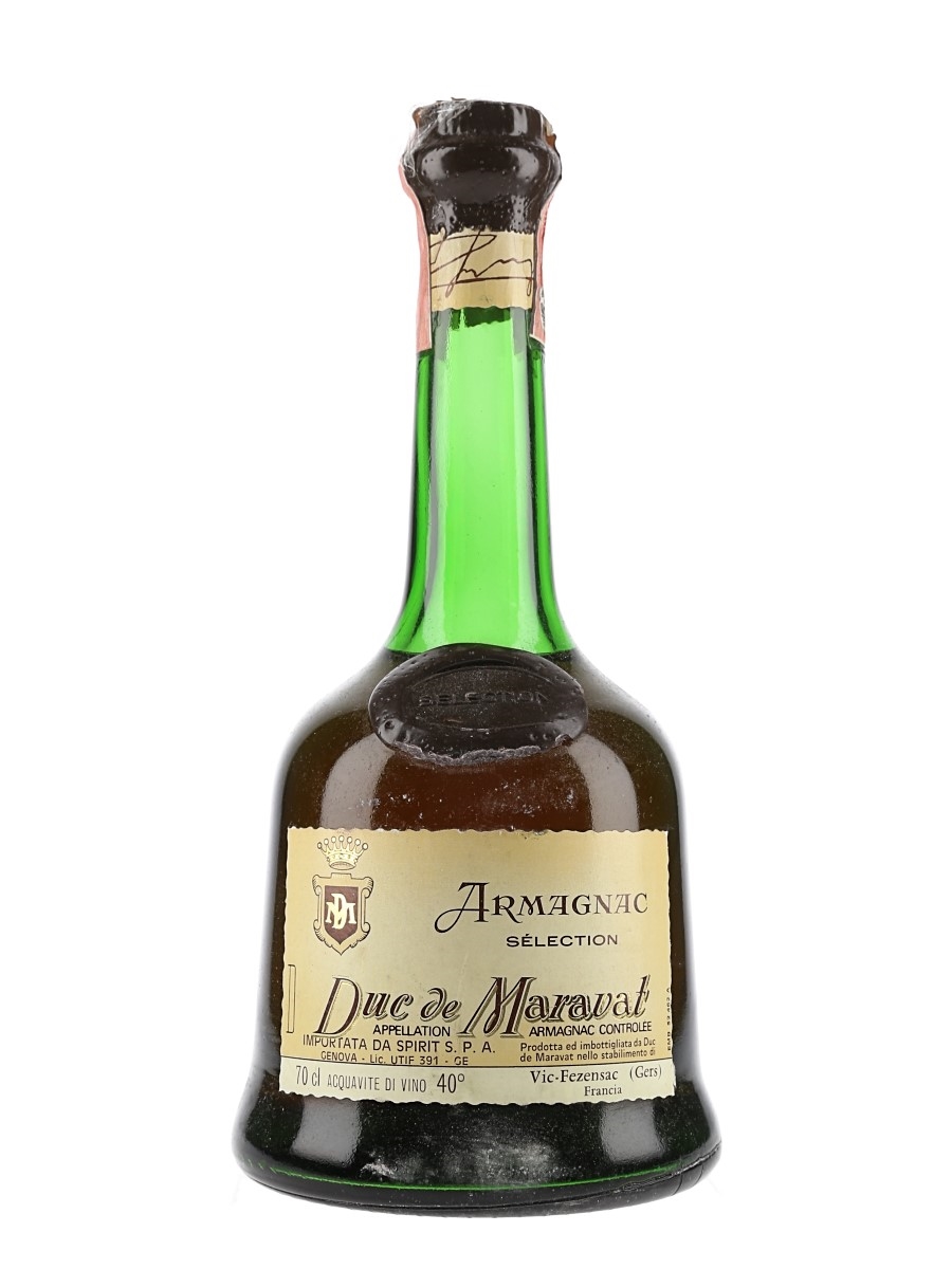 Duc de Maravat Armagnac Bottled 1970s - Spirit 70cl / 40%