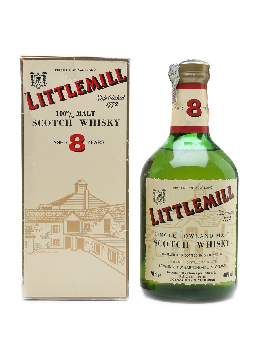 Littlemill 8 Years Old Bottled 1990s 70cl / 40%