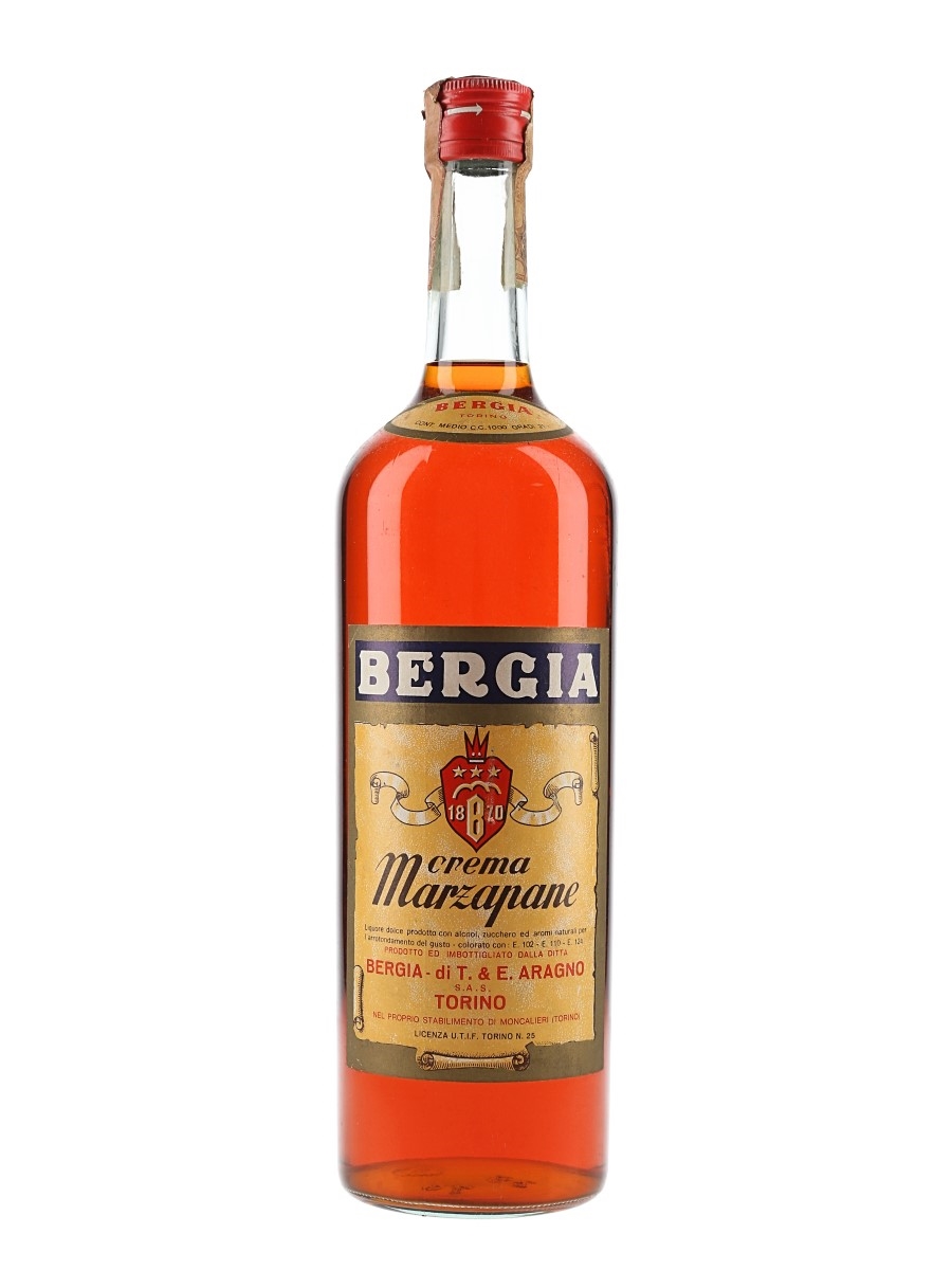 Bergia Crema Marzapane Bottled 1960s 100cl / 21%