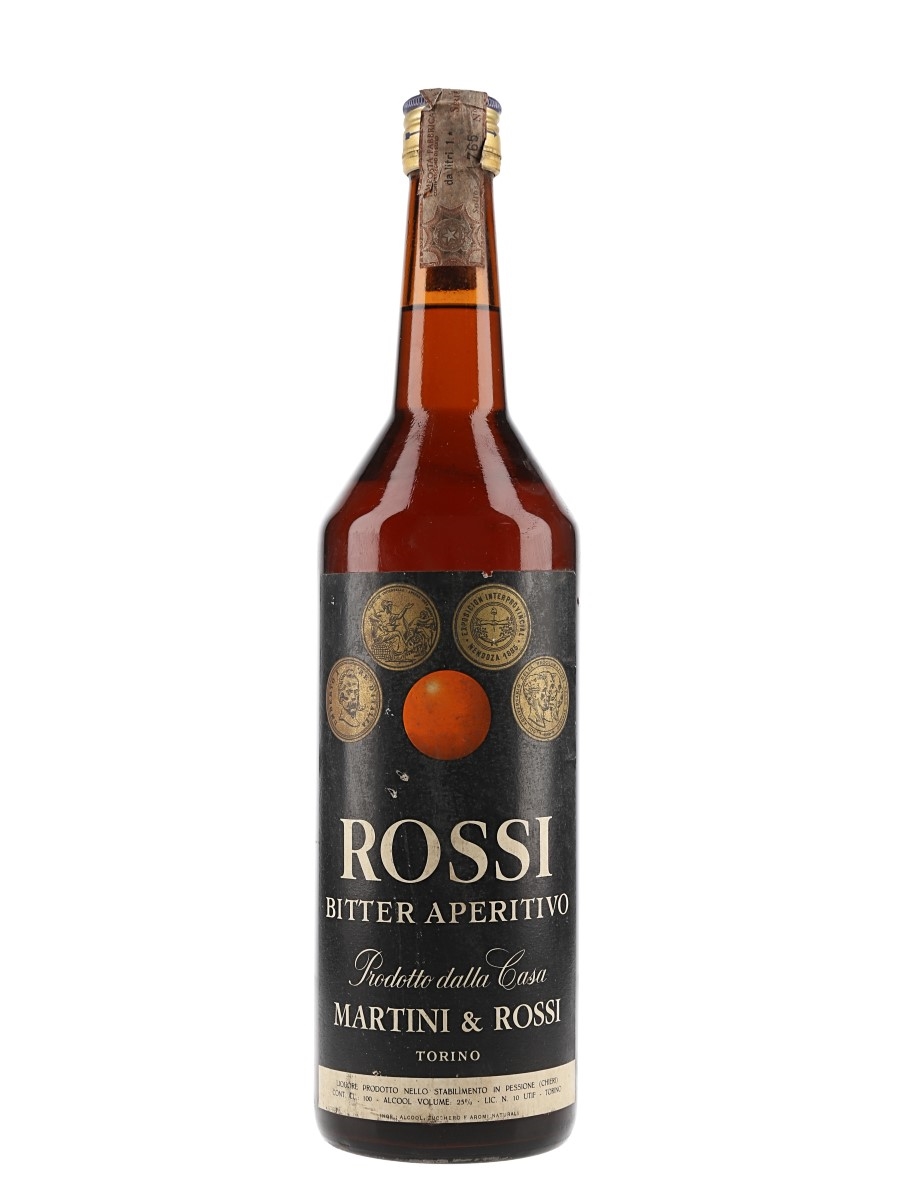 Rossi Bitter Aperitivo Bottled 1960s 100cl / 25%