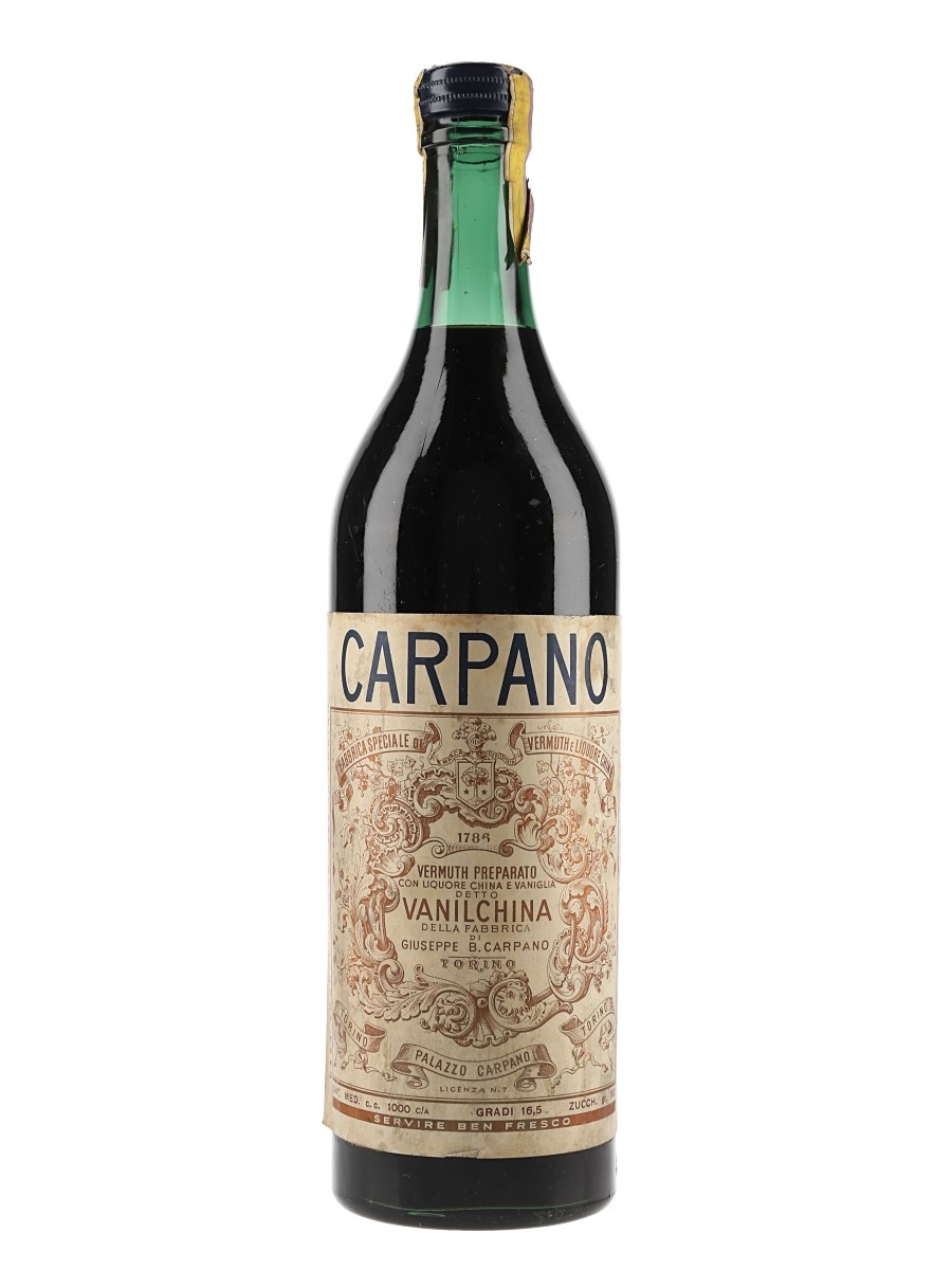 Carpano Vanilchina Vermouth Bottled 1980s 100cl / 16.5%