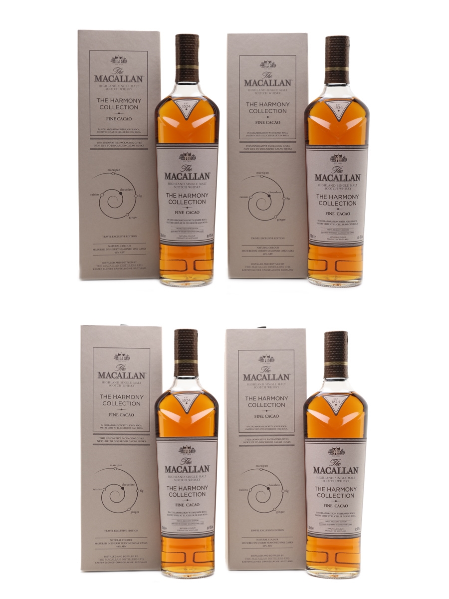 Macallan The Harmony Collection Fine Cacao  4 x 70cl / 40%