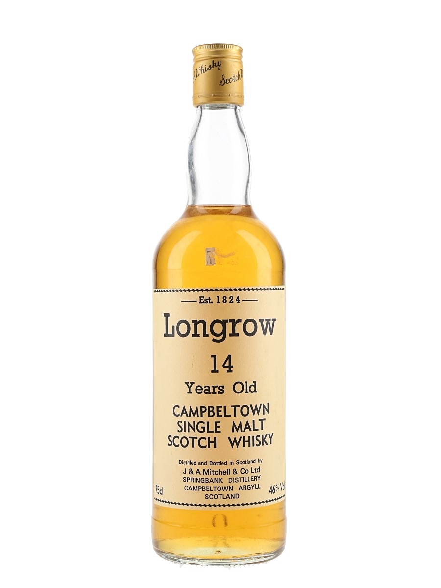 Longrow 14 Year Old Bottled 1980s 75cl / 46%