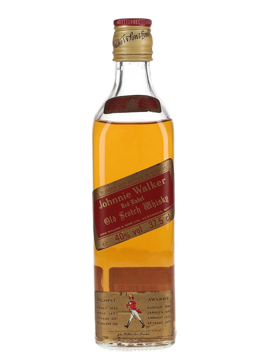 Johnnie Walker Red Label Bottled 1980s 37.5cl / 40%