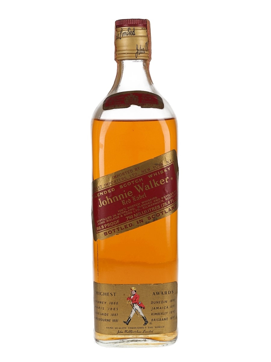 Johnnie Walker Red Label Bottled 1970s-1980s 75cl / 43.4%
