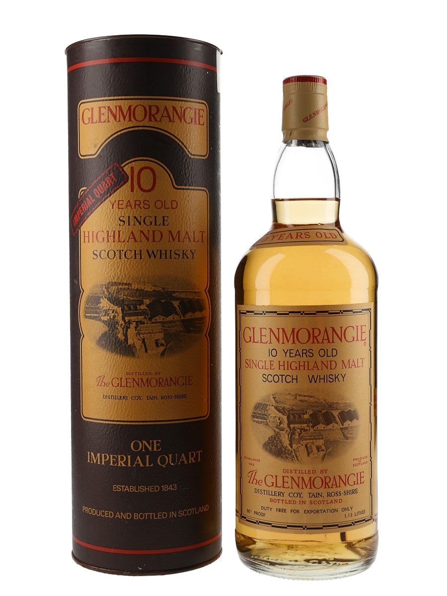 Glenmorangie 10 Year Old Bottled 1980s - Duty Free 113cl / 43%