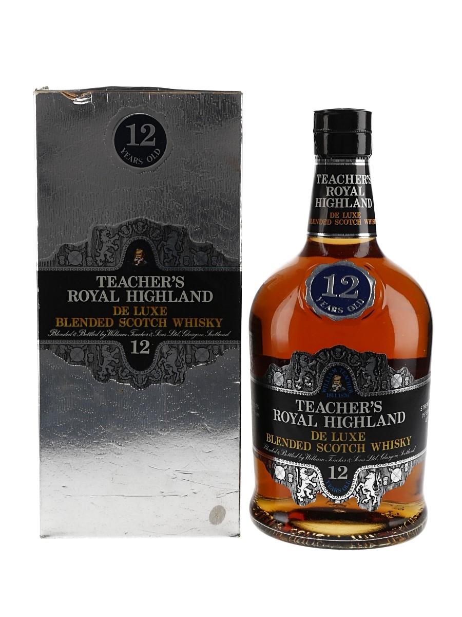 Teacher's 12 Year Old Royal Highland - Lot 143594 - Buy/Sell Blended ...