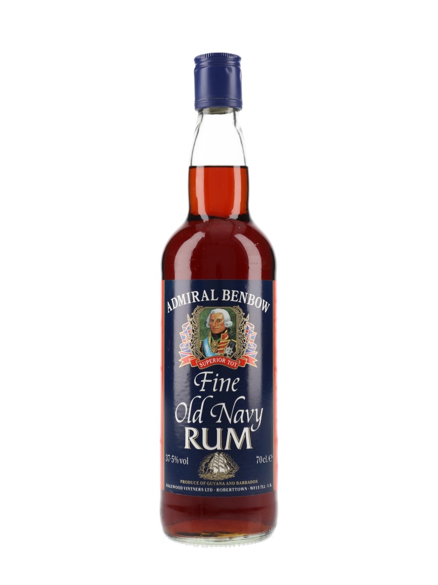 Admiral Benbow Fine Old Navy Rum Bottled 1990s 70cl / 37.5%