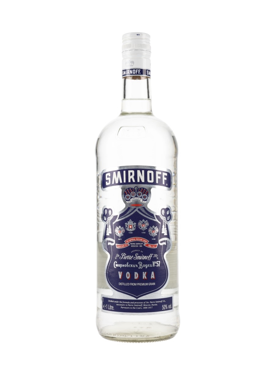 Smirnoff Blue Label Bottled 1990s 100cl / 50%
