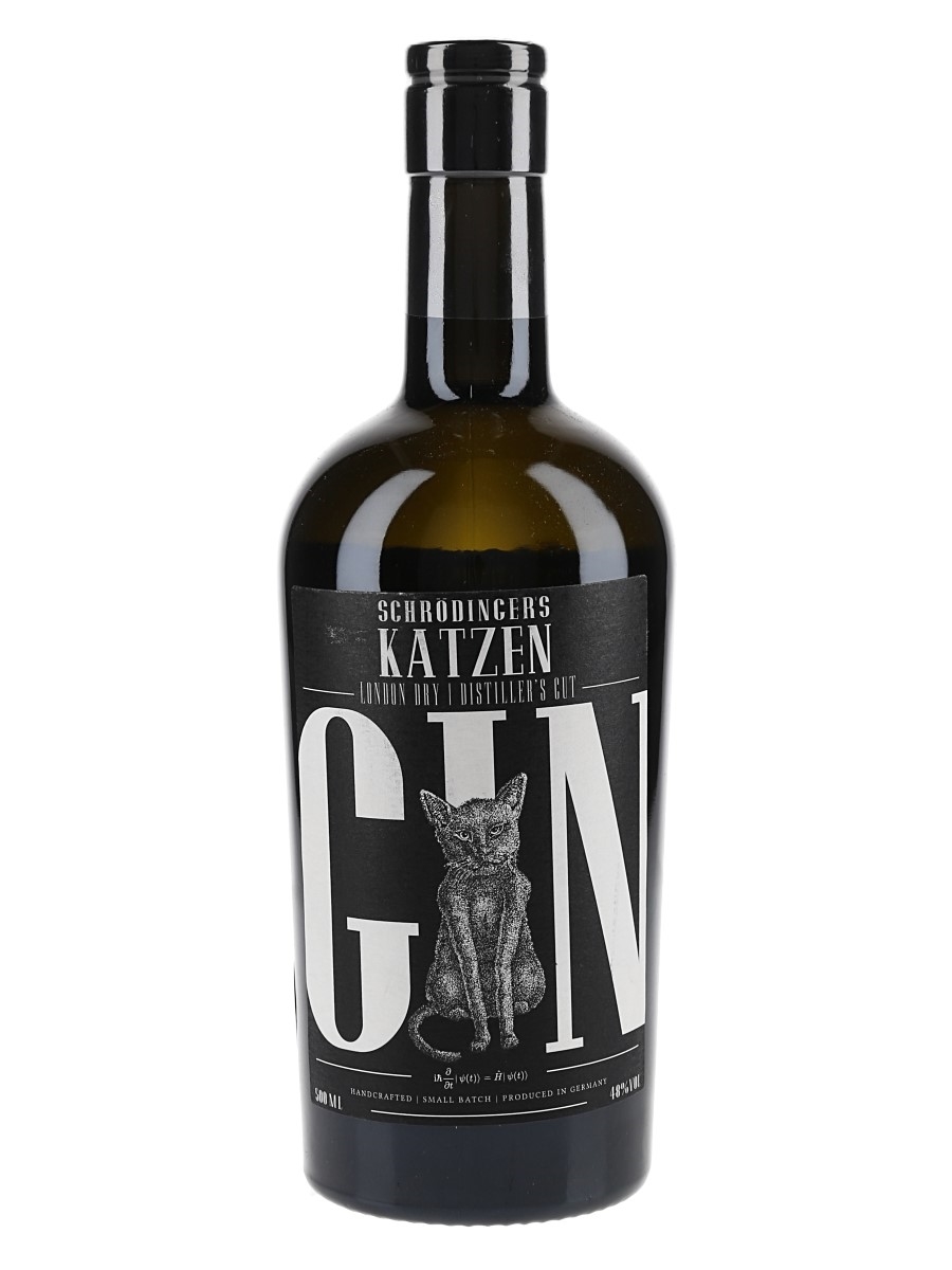 Schrodinder's Katzen London Dry Gin - Distiller's Cut Bottled 2019 - Batch 004 50cl / 48%