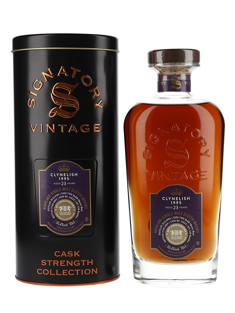 Clynelish 1995 23 Year Old Cask 11252 Bottled 2019 - The Whisky Exchange 20th Anniversary 70cl / 55.4%
