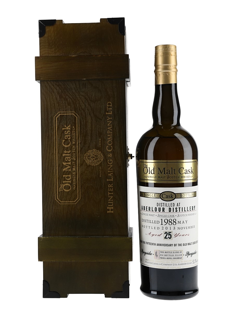 Aberlour 1988 25 Year Old The Old Malt Cask Bottled 2013 - 15th Anniversary 70cl / 52.3%