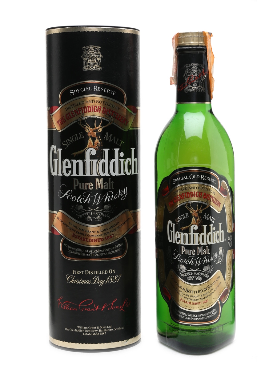 Glenfiddich Special Reserve Pure Malt - Lot 16135 - Whisky.Auction ...