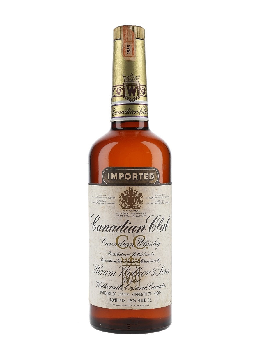 Canadian Club 1965 - Lot 144426 - Buy/Sell World Whiskies Online