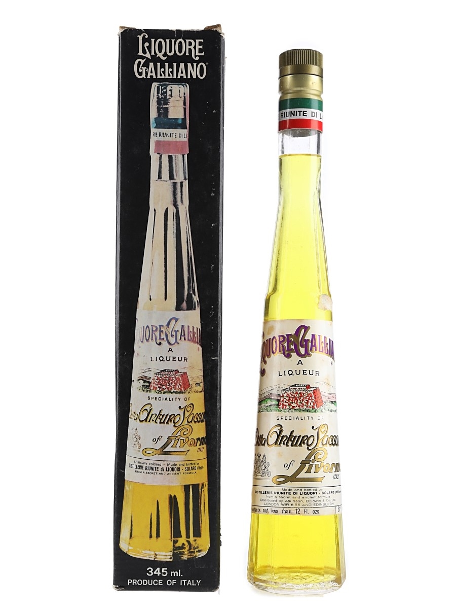 Galliano Liqueur Bottled 1970s 34.5cl / 35%