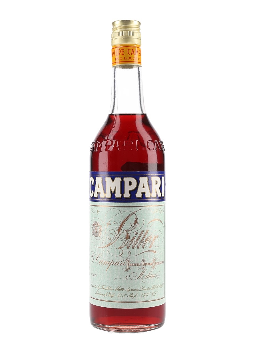 Campari Bitter Bottled 1980s 75cl / 26.4%