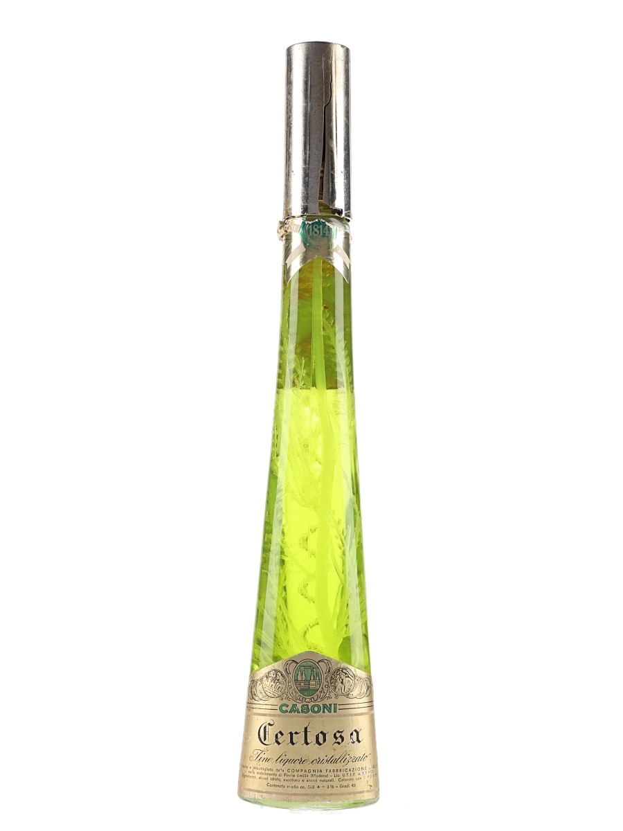 Casoni Certosa Cristallizzato Liqueur Bottled 1980s 50cl / 40%