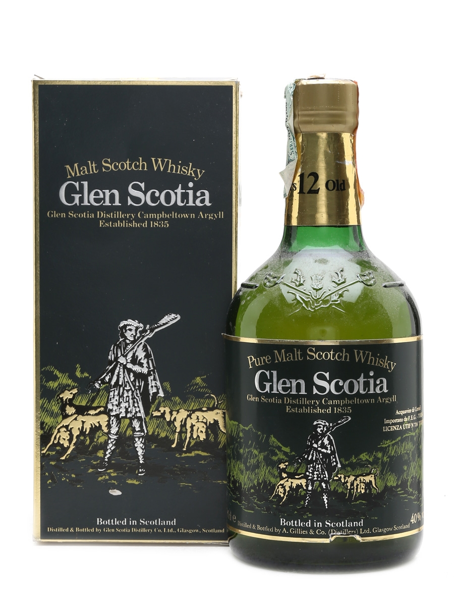 Glen Scotia 12 Year Old Bottled 1980s 70cl / 40%