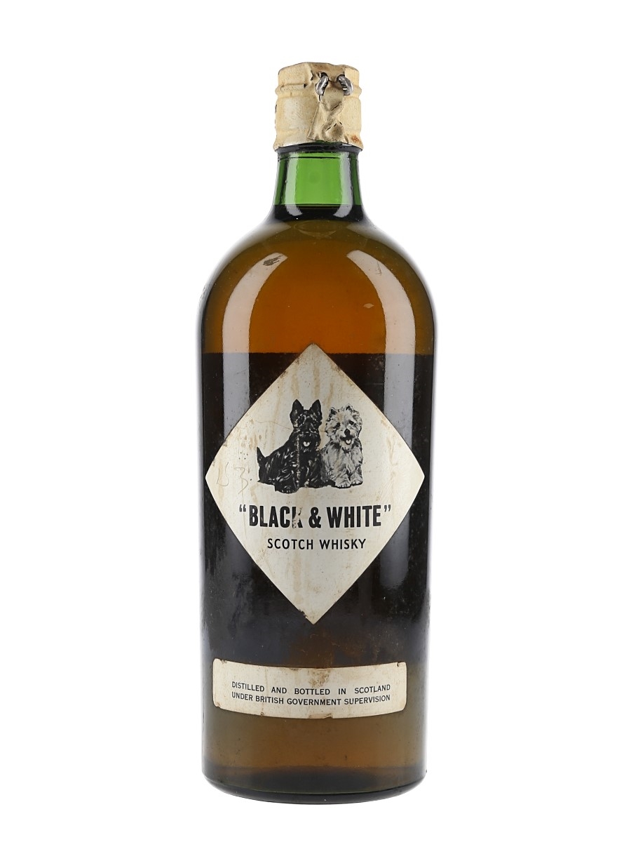 BLACK & WHITE ブラック&ホワイト ティンキャップ ウイスキー