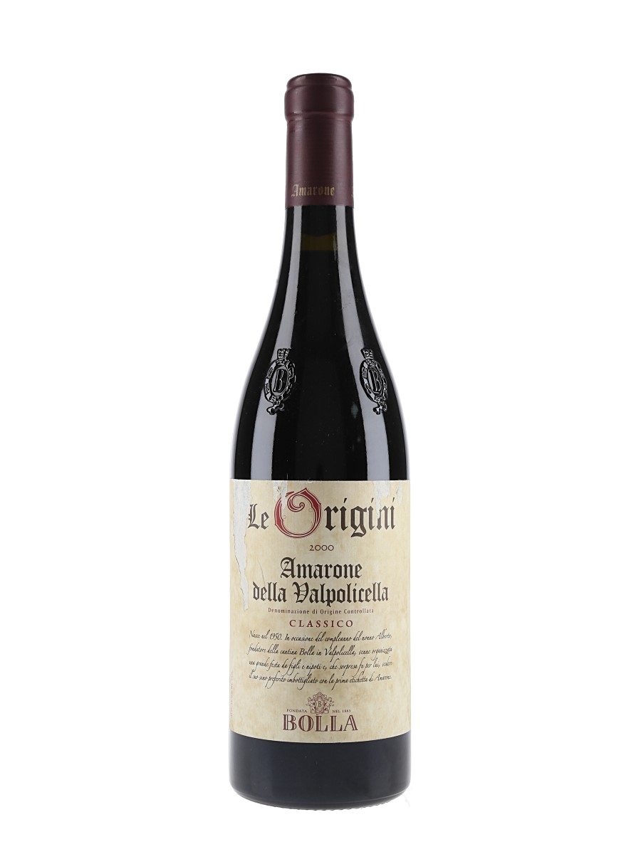 Bolla Amarone Della Valpolicella Classico 2000 Le Origini - Cantina Del Nonno 75cl / 15.5%