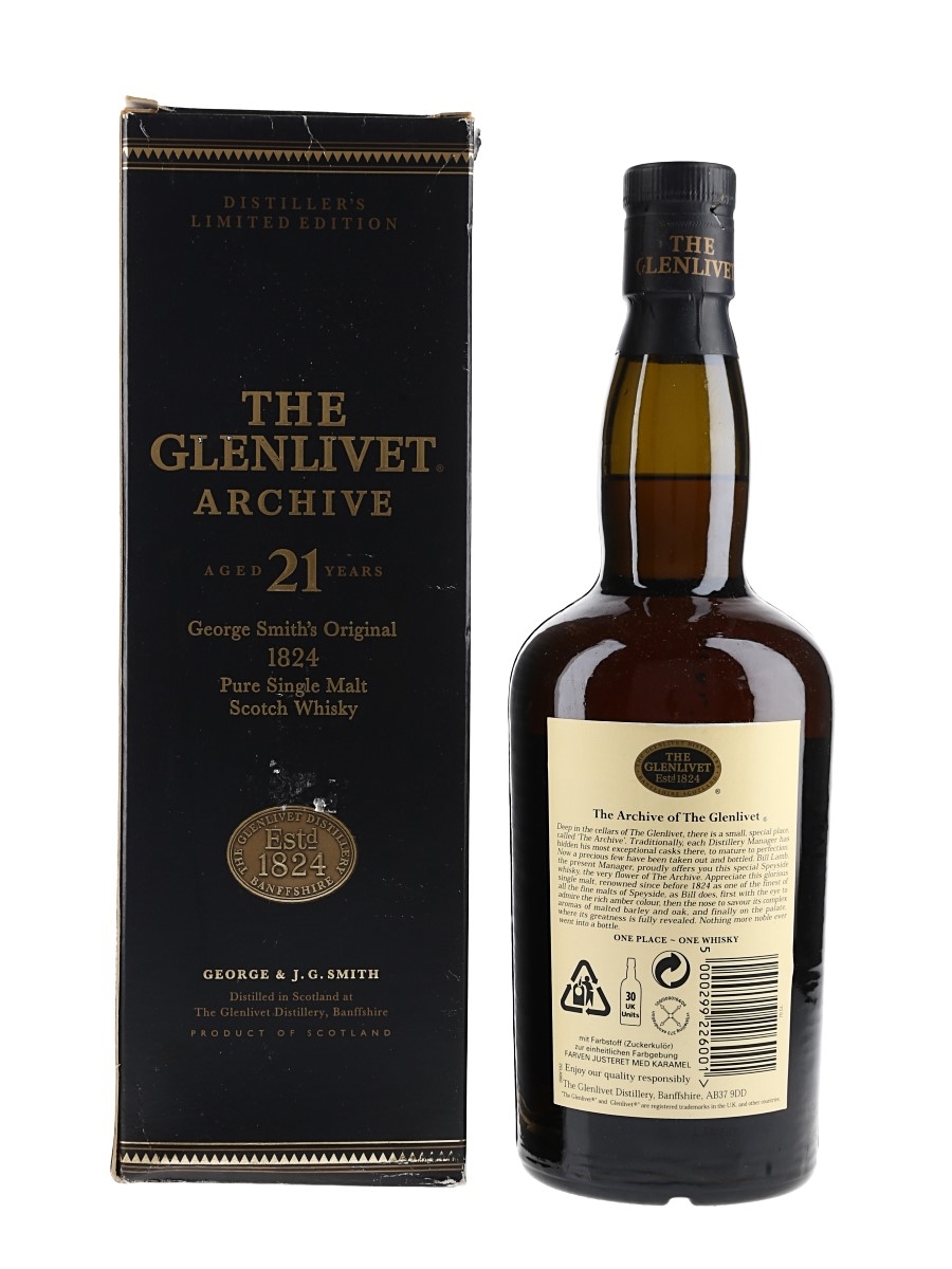 Glenlivet Archive 21 Year Old - Lot 145641 - Buy/Sell Speyside
