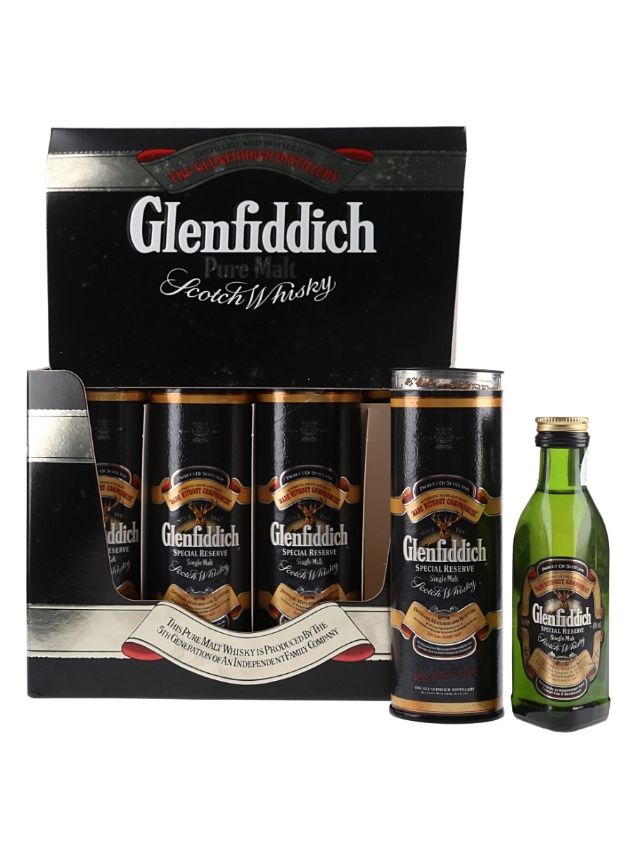 Glenfiddich Special Old Reserve Pure Malt Bottled 1990s 12 x 5cl / 40%