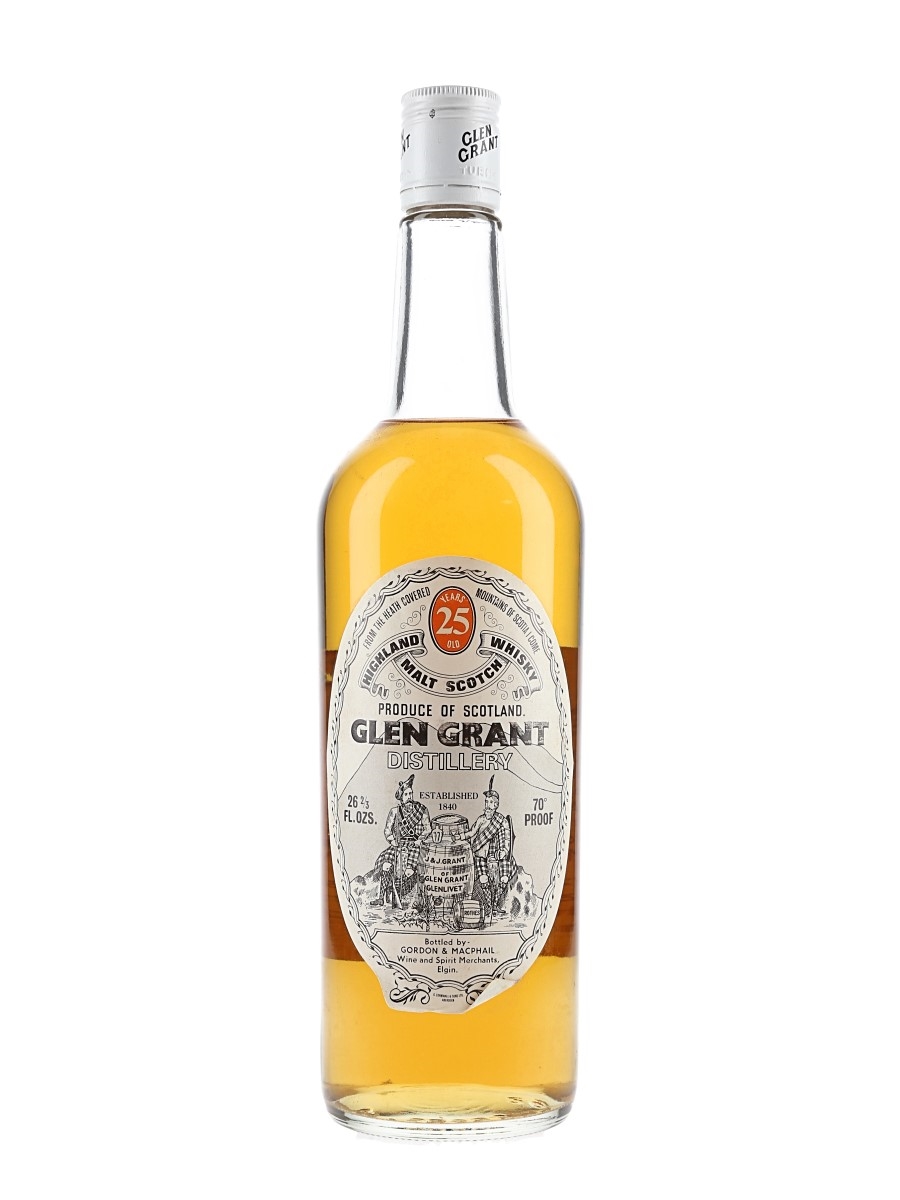 Glen Grant 25 Year Old Bottled 1970s - Gordon & MacPhail 75.7cl / 40%
