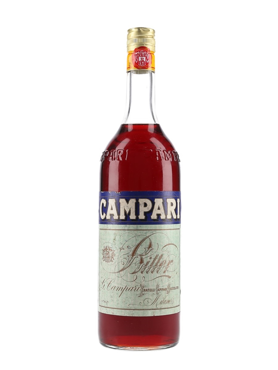 Campari Bitter Bottled 1970s 100cl