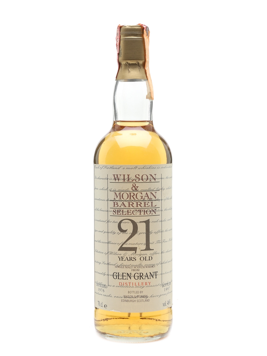 Glen Grant 1976 Wilson & Morgan 21 Year Old - Bottled 1997 70cl / 46%