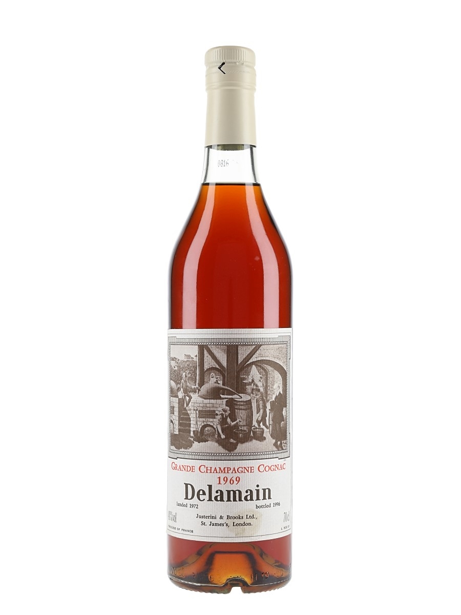 Delamain 1969 Grande Champagne Cognac Landed 1972, Bottled 1996 70cl / 40%