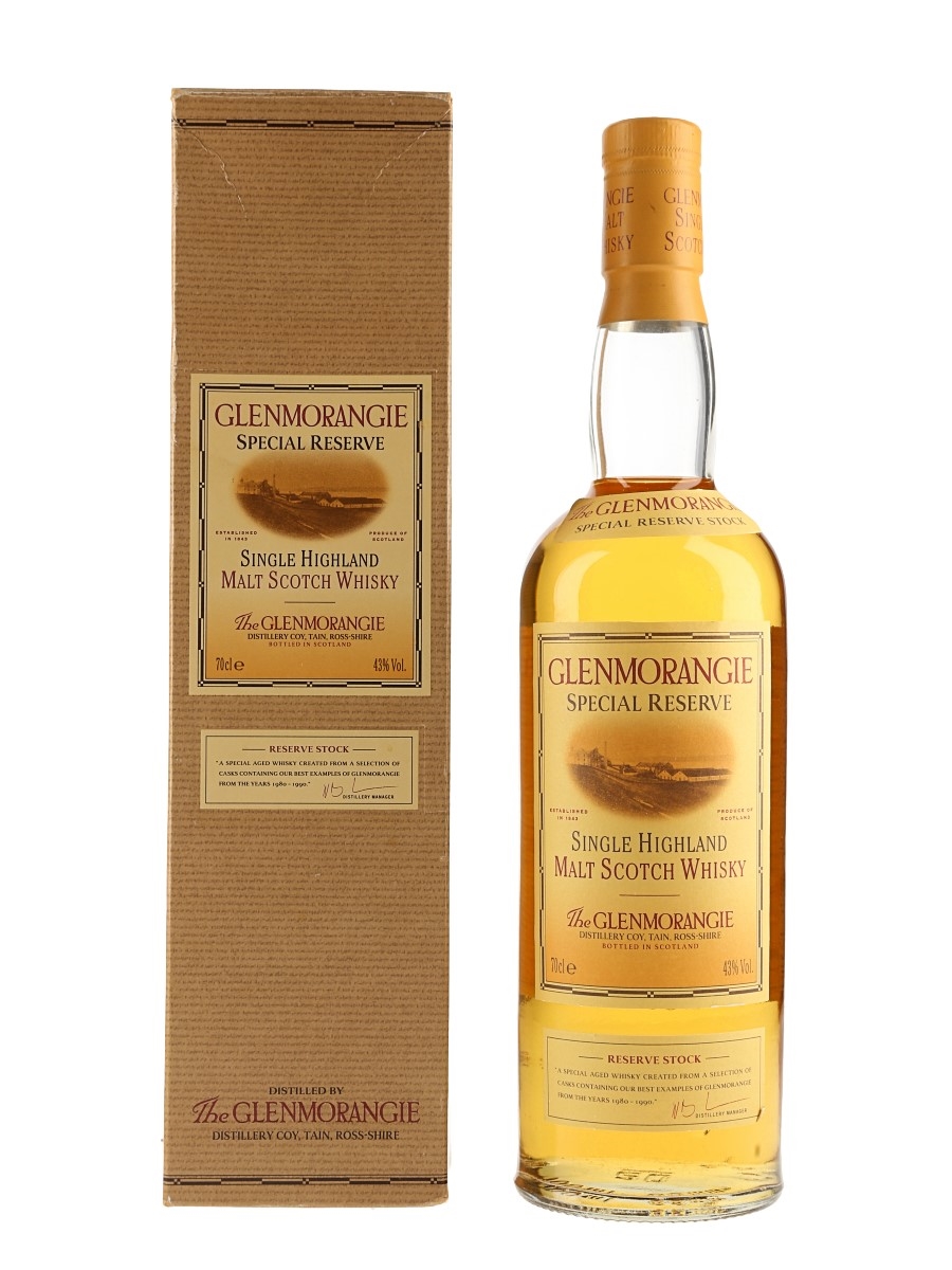 Glenmorangie Special Reserve - Reserve Stock Bottled 1990s 70cl / 43%