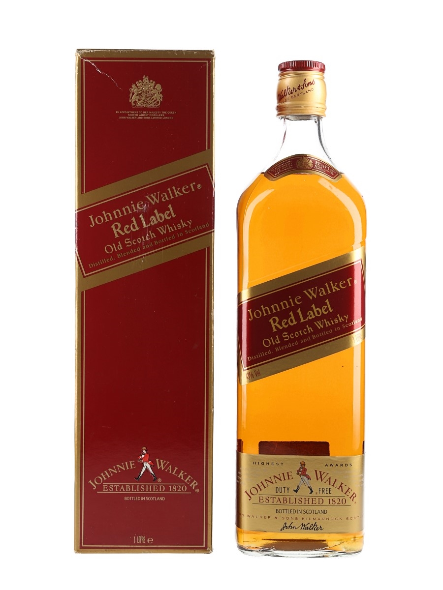 Johnnie Walker Red Label Duty Free Lot 144858 Buy/Sell Blended Johnnie Walker Red Label Duty Free Lot 144858 Buy/Sell Blended