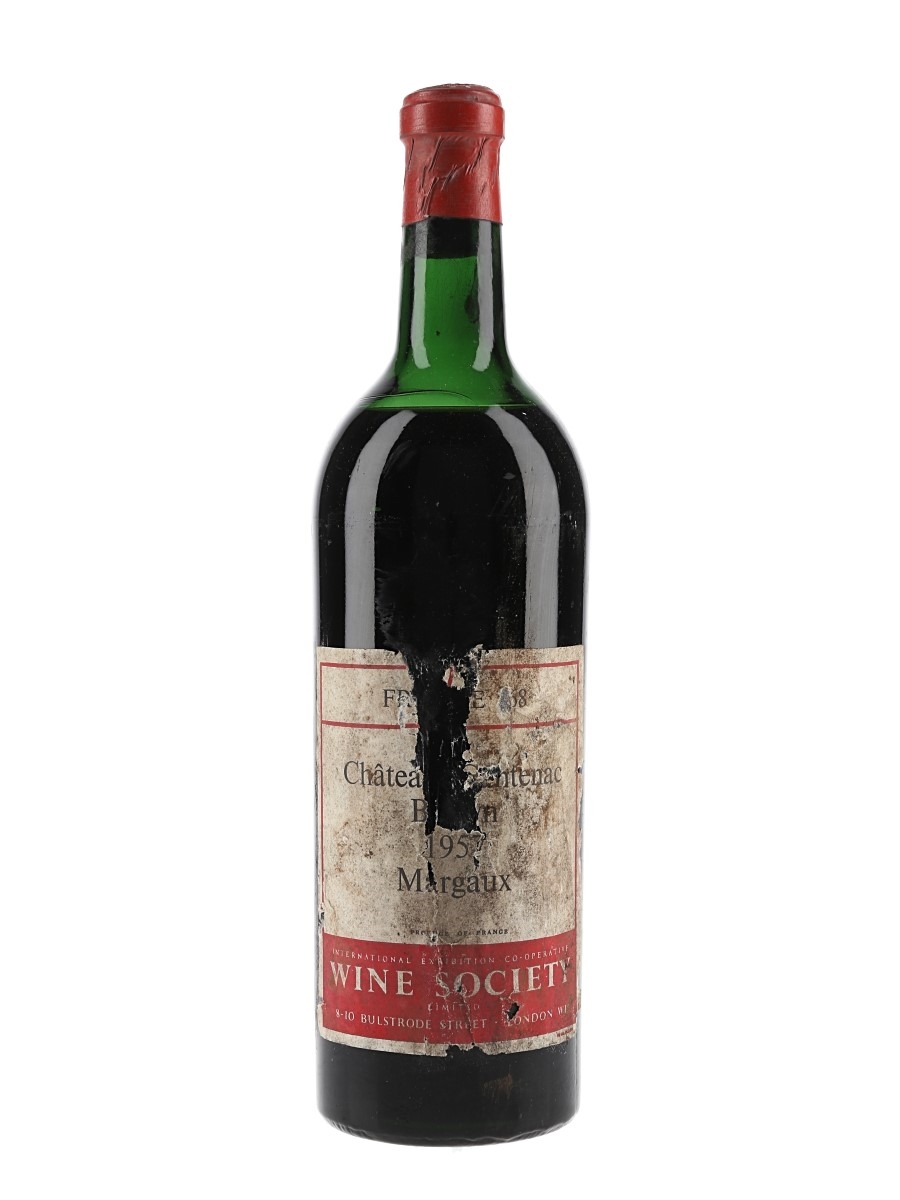 Chateau Cantenac Brown 1957 - Wine Society Grand Cru Classe - Margaux 75cl