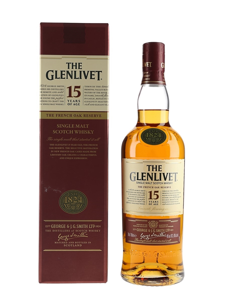 Glenlivet 15 Year Old French Oak Reserve Bottled 2015 70cl / 40%