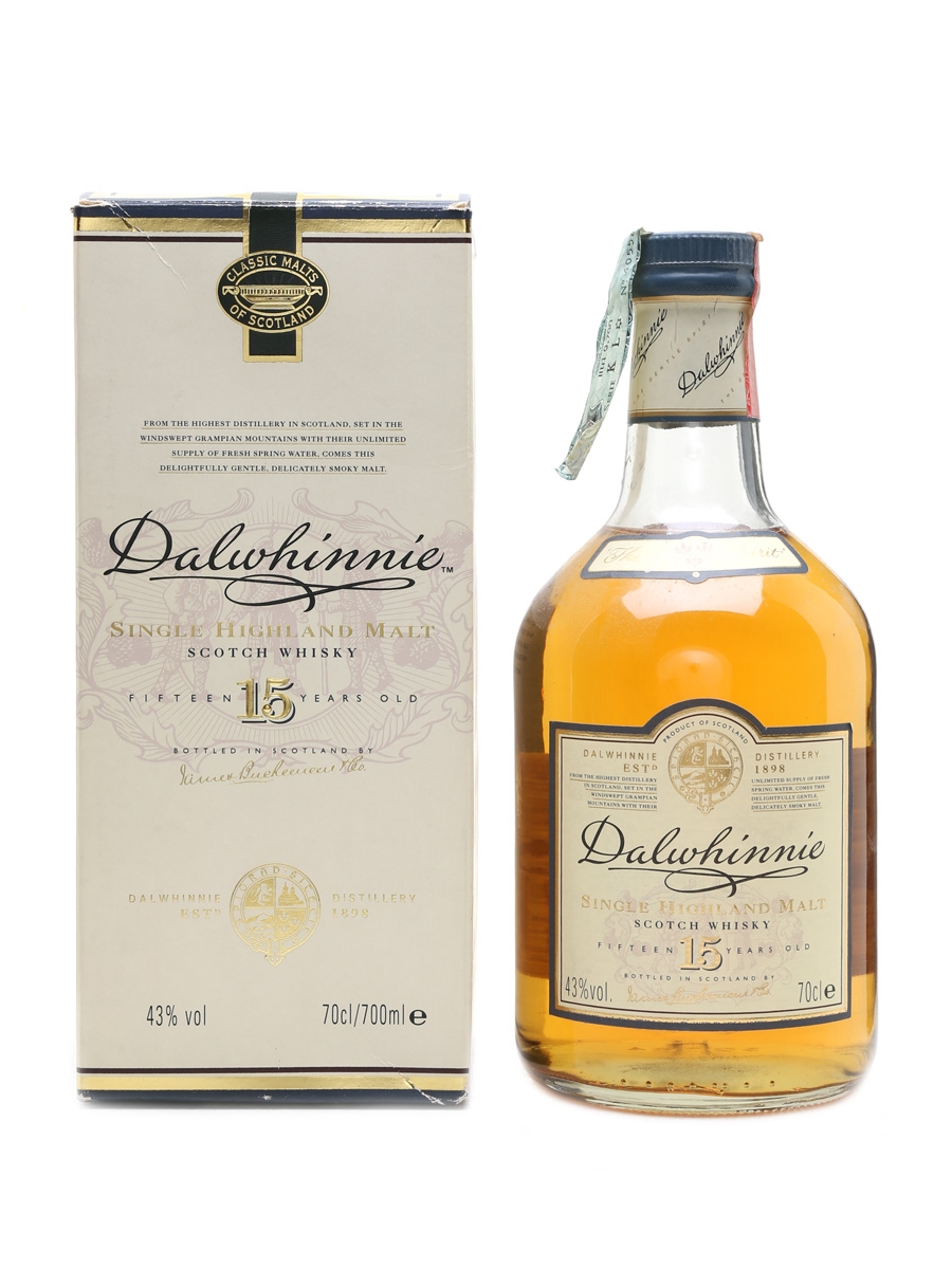 Dalwhinnie 15 Year Old  70cl/ 43%