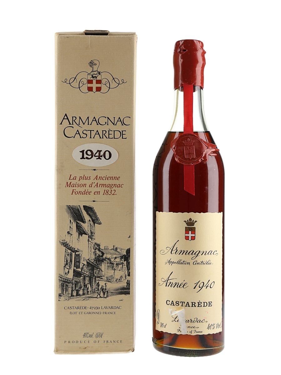 Castarede 1940 Bas Armagnac - Lot 144919 - Buy/Sell Armagnac