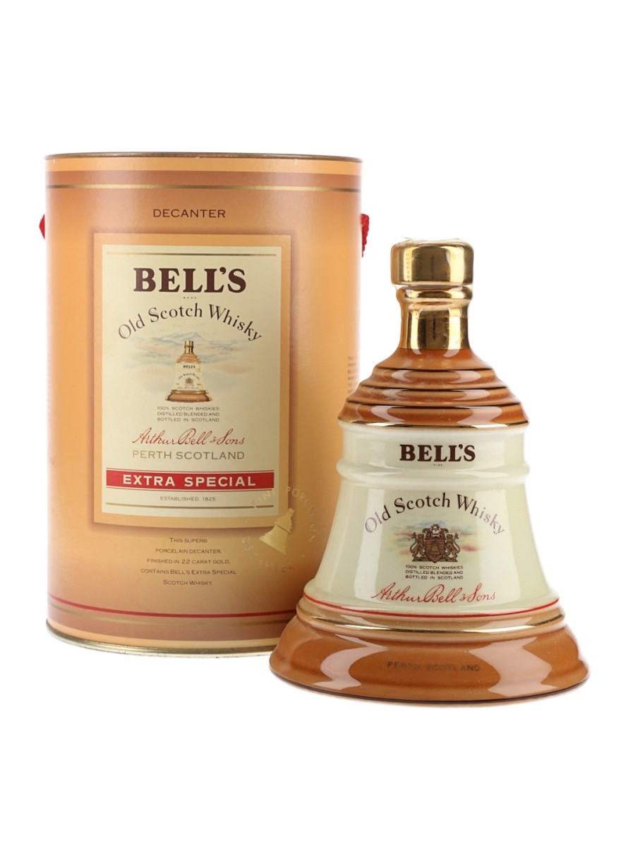 Bell's Extra Special Ceramic Decanter 22 Carat Gold Finish 18.75cl / 43%