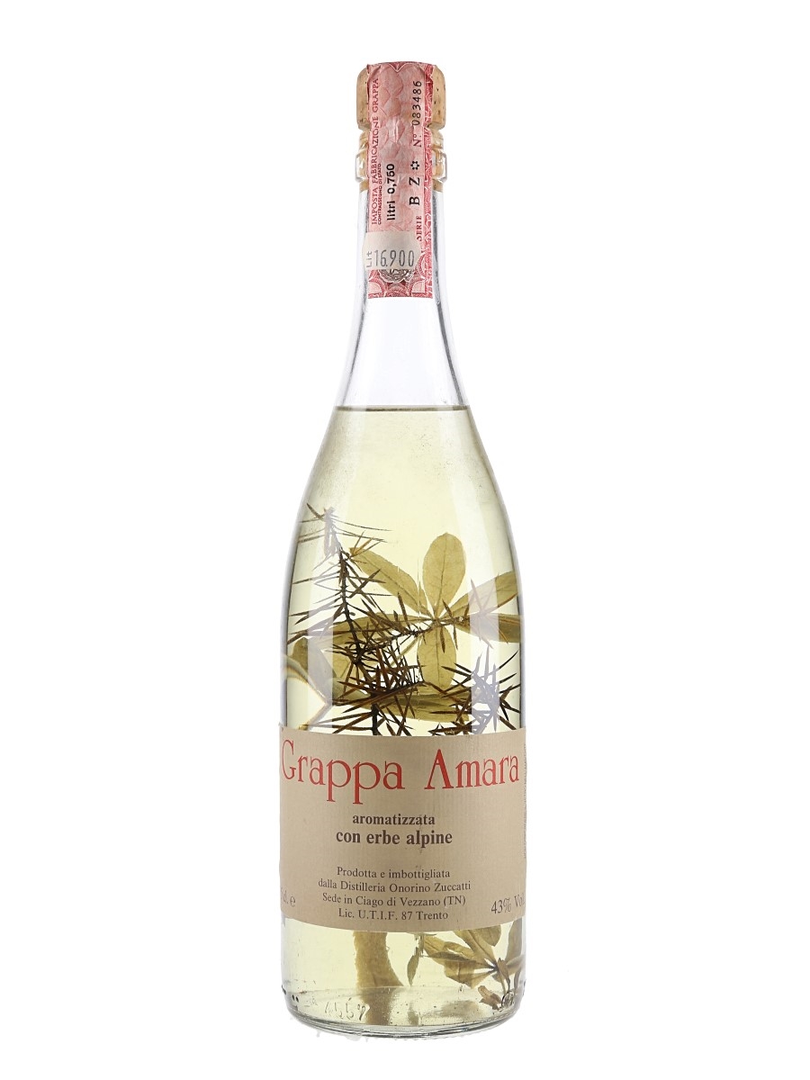 Grappa Amara Bottled 1980s 75cl / 43%