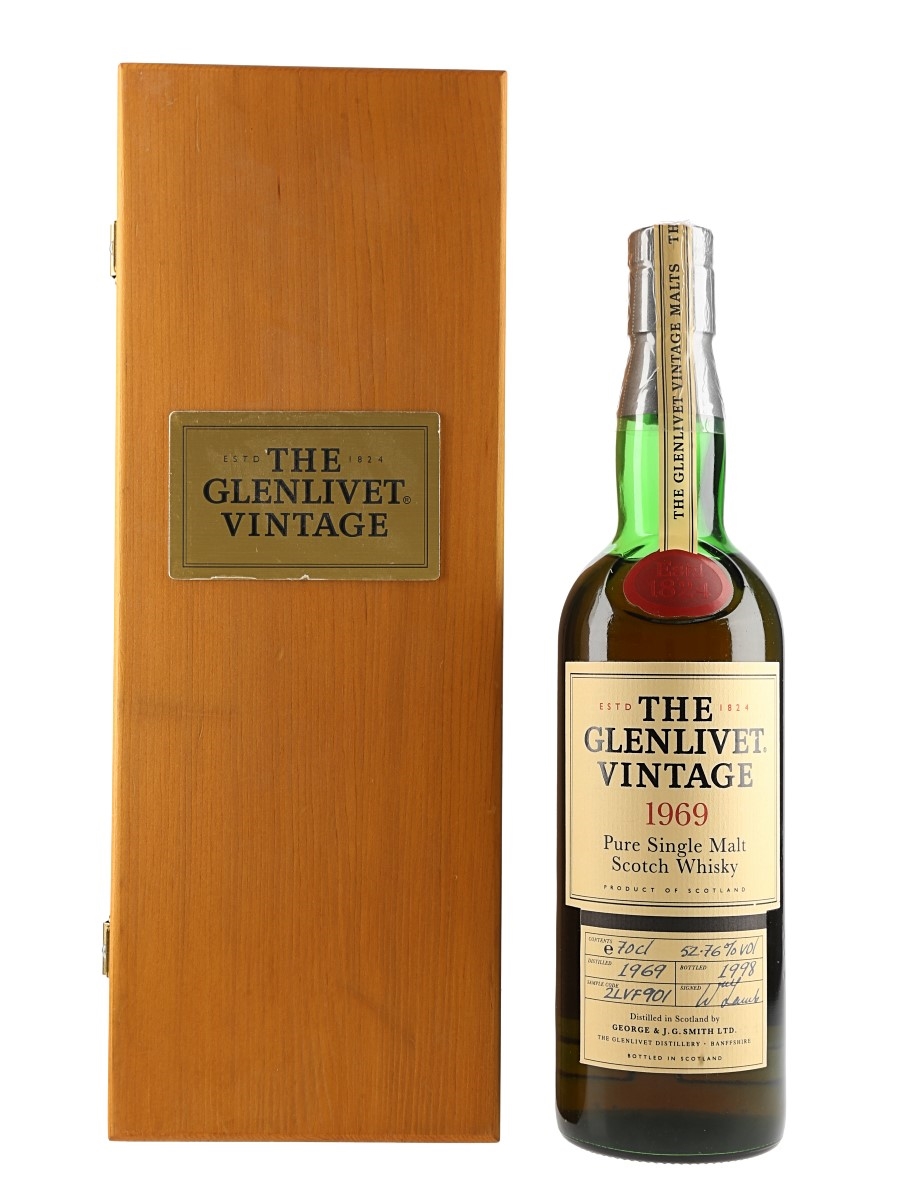 Glenlivet 1969 Vintage Bottled 1998 70cl / 52.76%