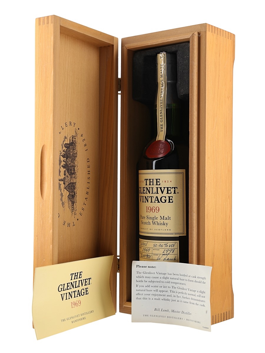 Glenlivet 1969 Vintage - Lot 145014 - Buy/Sell Speyside Whisky Online