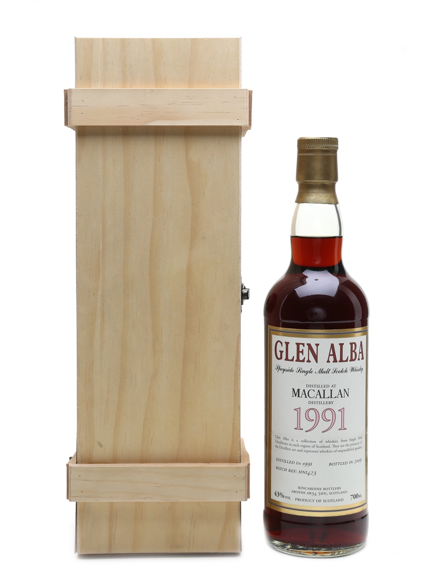 Macallan 1991 - Glen Alba Bottled 2009 - Kincardine Bottlers 70cl / 43%