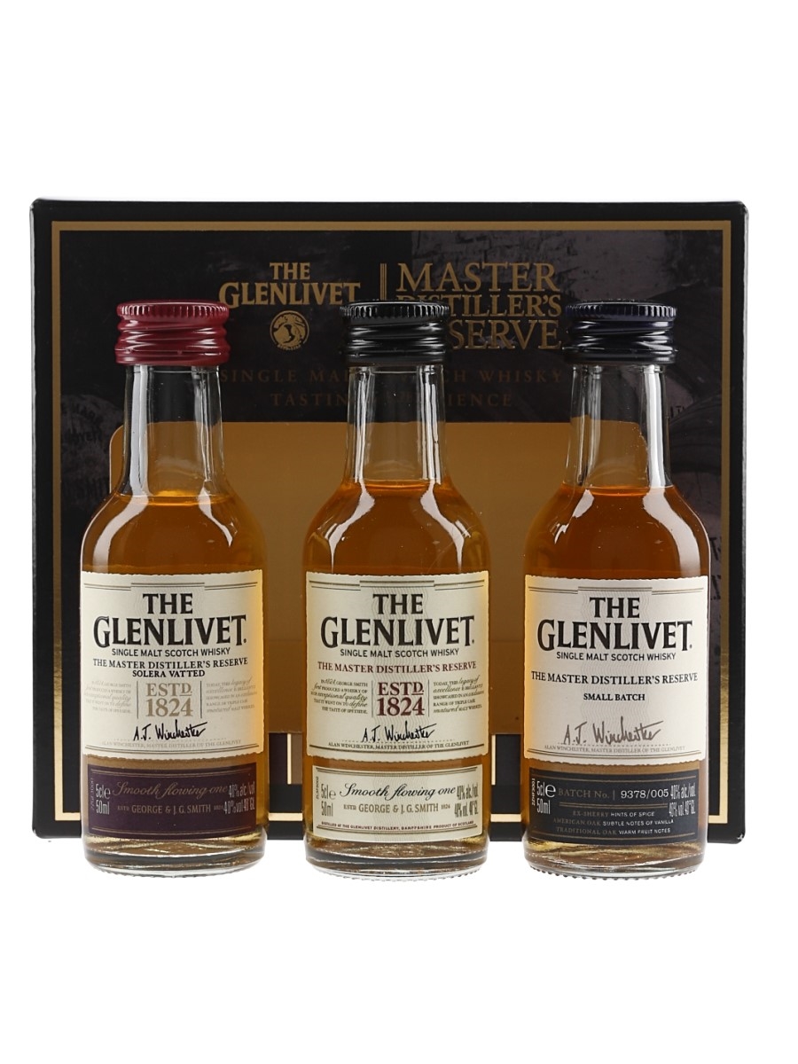 Glenlivet Tasting Experience Master Distillers Reserve 3 x 5cl / 40%