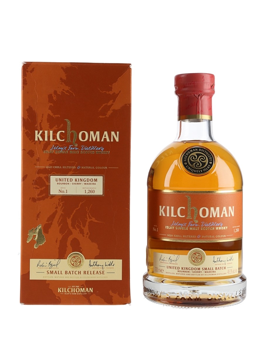 Kilchoman United Kingdom Small Batch Release Bottled 2019 70cl / 48.3%