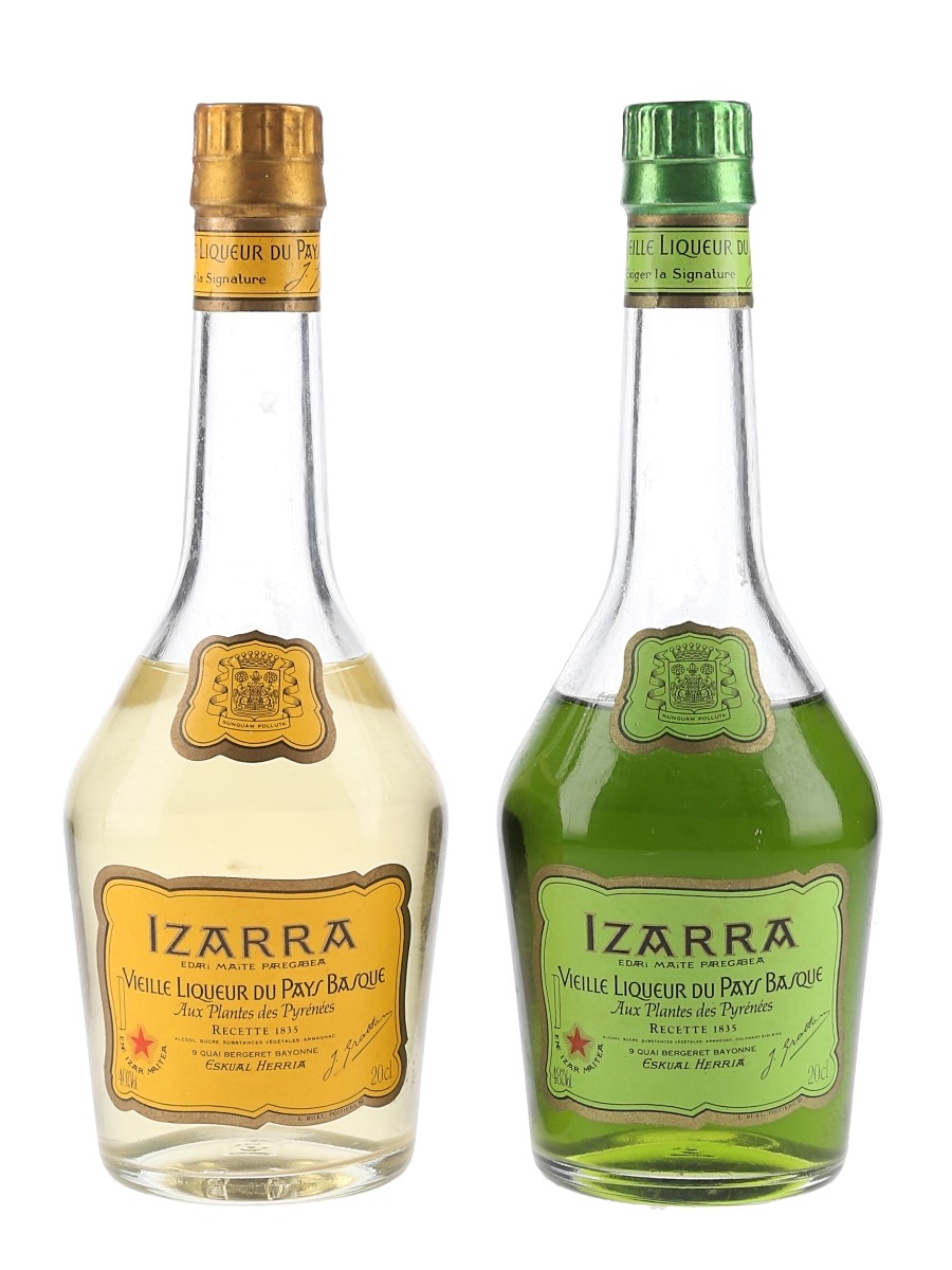 Izarra Bottled 1970s 2 x 20cl