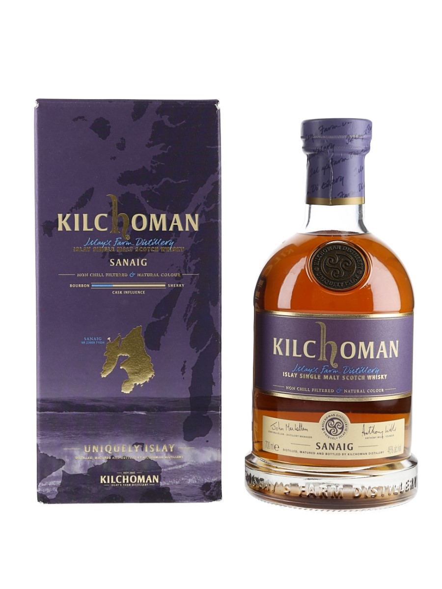 Kilchoman Sanaig Bottled 2016 70cl / 46%