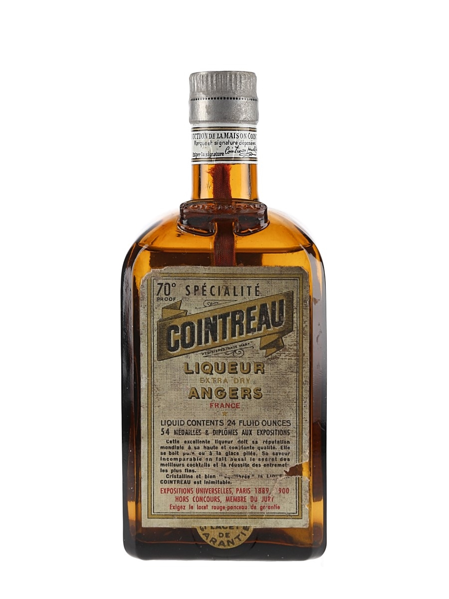 Cointreau Extra Dry Bottled 1960s - Sole Importers 70cl / 40%